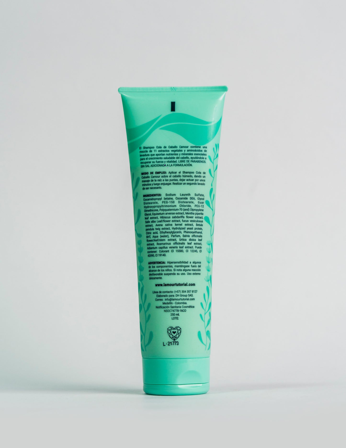 Shampoo cola de caballo Lamour - Cabello graso y con caspa