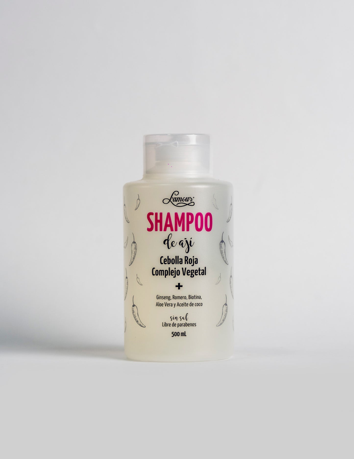 Shampoo Aji y cebolla Lamour - Crecimiento y caída del cabello