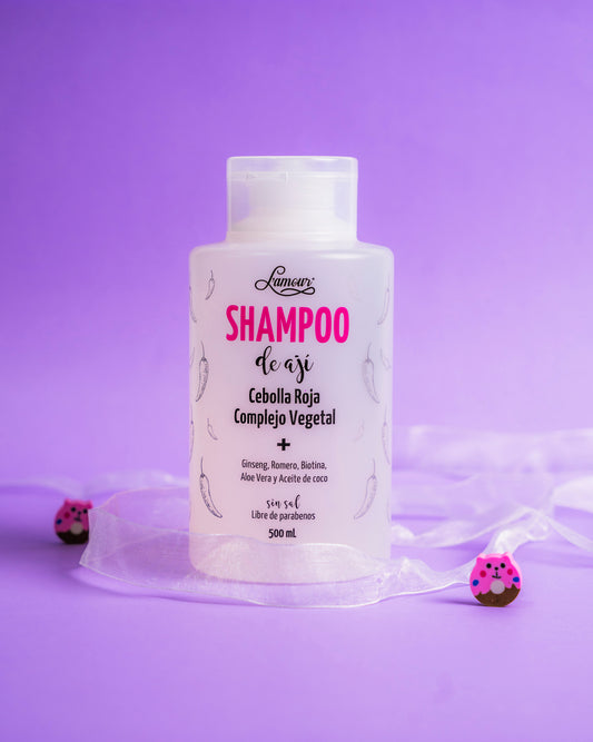 Shampoo Aji y cebolla Lamour - Crecimiento y caída del cabello